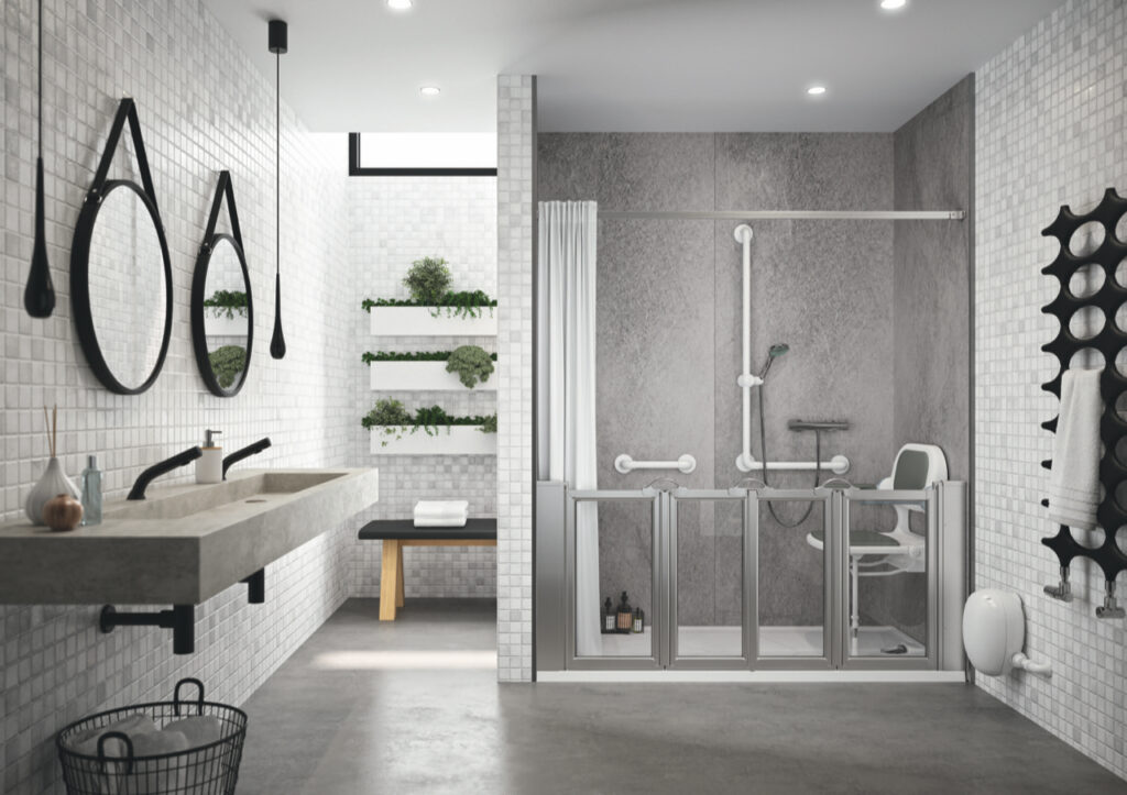 salle de douche adaptée senior